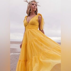 JessaKae Jeanne Dress in Yellow - Medium